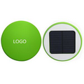 Round Solar Power Bank - 2200mAH